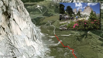 2014 3D Track 62 km Südtirol Sellaronda HERO - Passaggio Sourasass