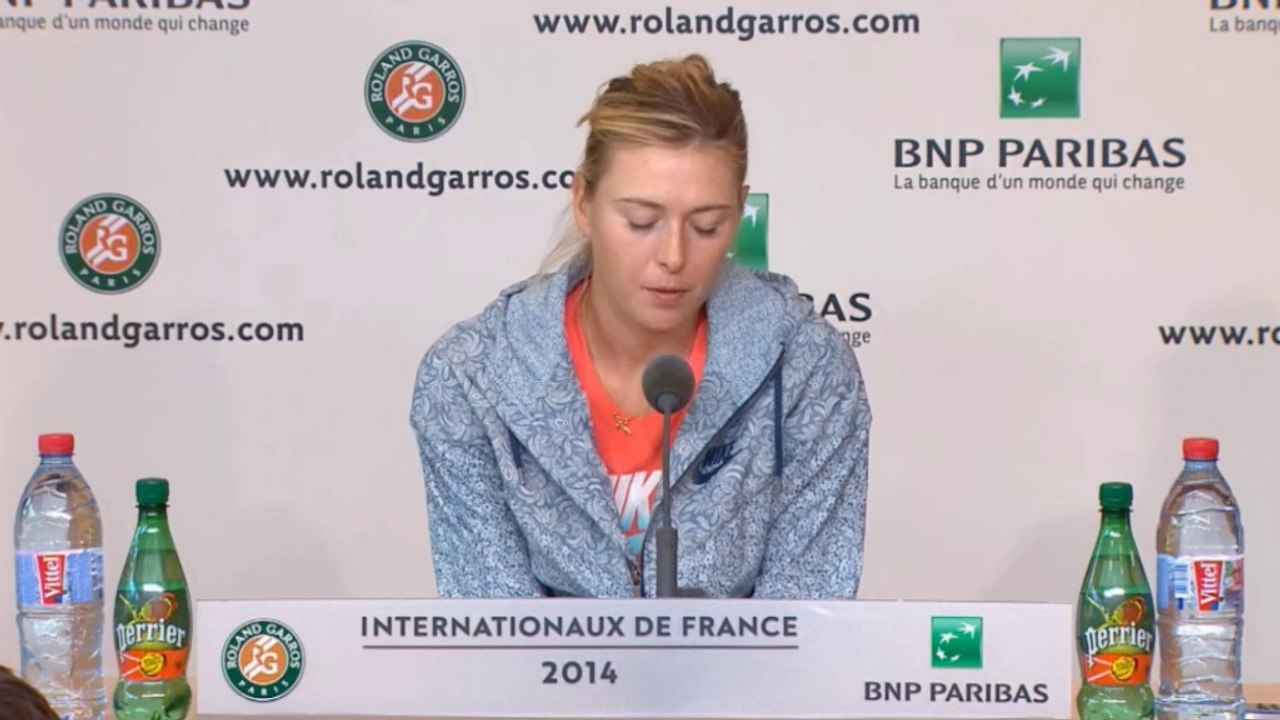 French Open: Sharapova im Finale: 'Gekämpft, gebissen'