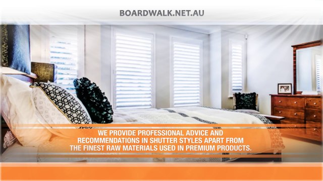 BOARDWALK: Leading Direct Importer Of Shutters In Perth