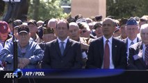 D-Day: Hollande et Obama au cimetière américain de Colleville