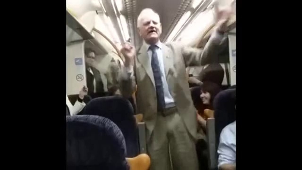 Sing-a-long on a train!