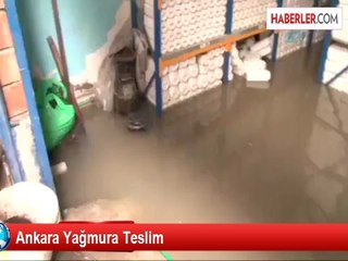 Göle Dönen Yolda Çok Sayıda Aracın Plakası Suya Düştü