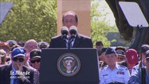 François Hollande rend hommage aux militaires américains