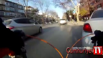 İstanbul'da bisiklet sürmek: Her saniye tehlike