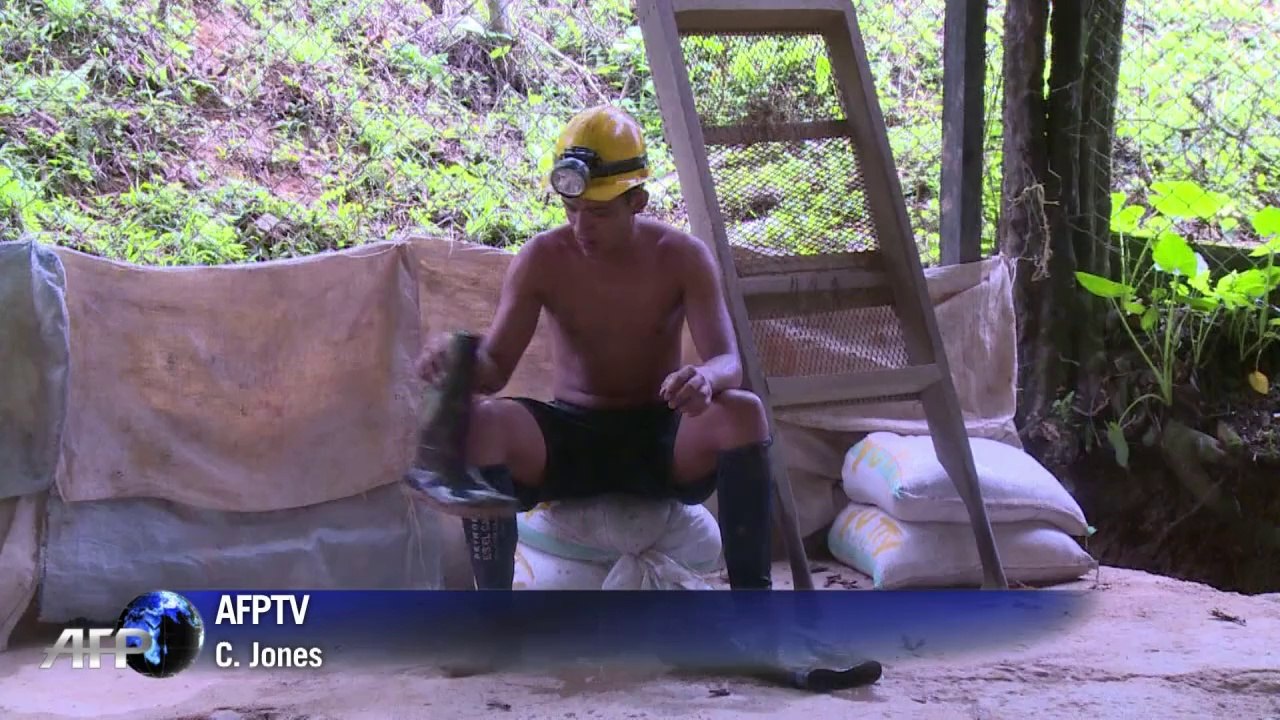 Lebensgefährlicher Goldrausch in illegalen Minen in Kolumbien