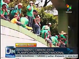 Puerto Rico: trabajadores manifiestan su descontento con el gobierno