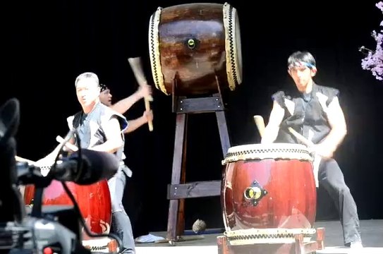 Japan Day NYC 05-11-2014: Taiko Masala: Japanese Taiko Drumming - Part 1