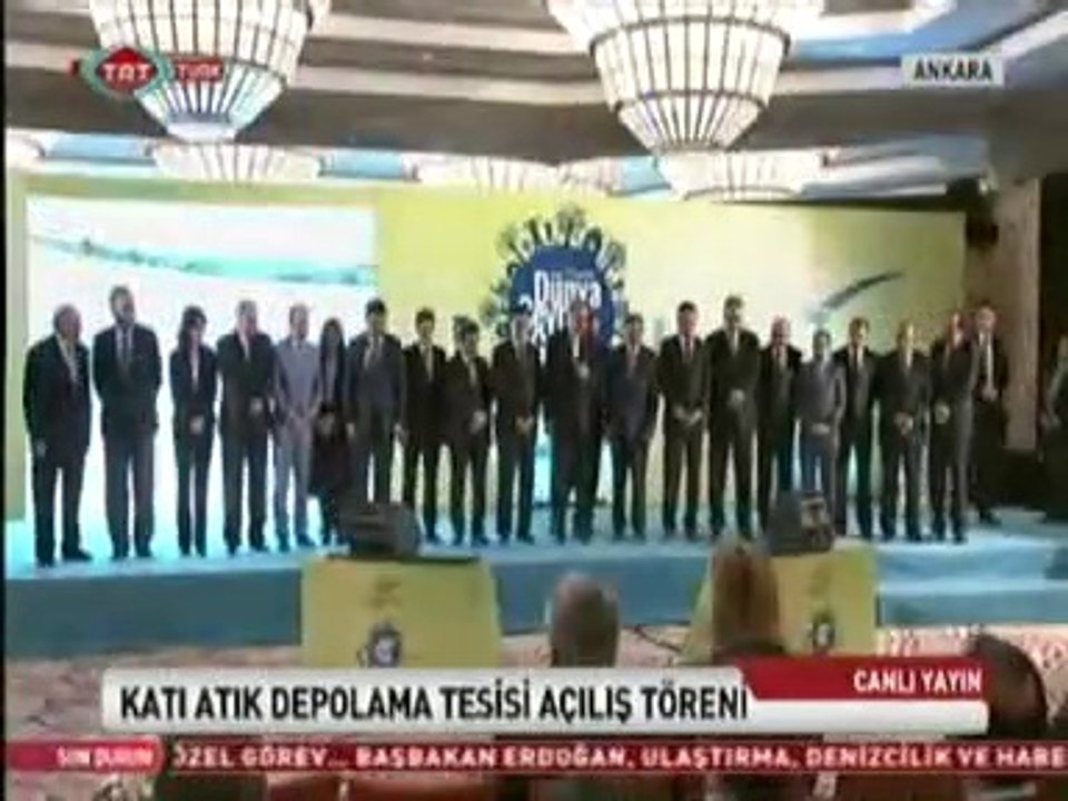 Başbakan Erdoğan Dünya Çevre Gününde Depolama Tesisi Açılışında Konuştu