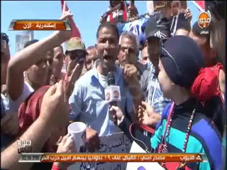 #صوت_الناس - دنيا إبراهيم:تعامل قوات أمن الإسكندرية مع مظاهرات الأخوان وأحتفالات المصريين