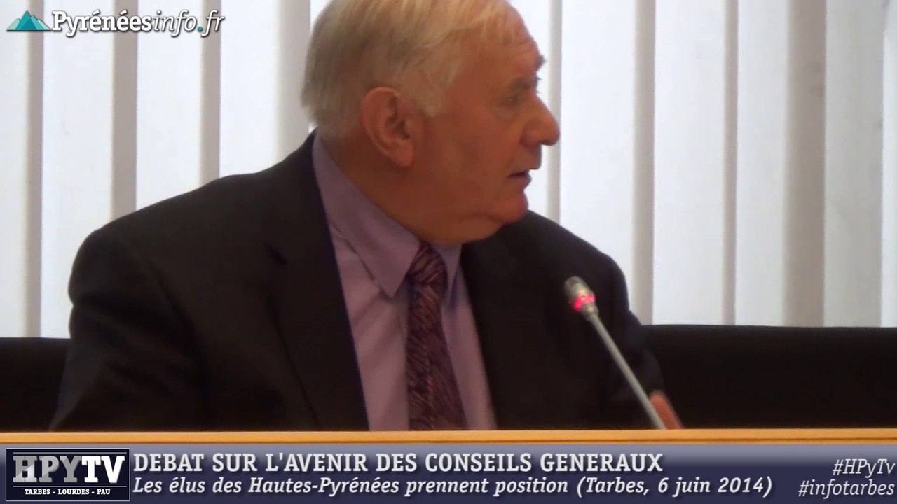 [HAUTES-PYRENEES] Disparition des Départements La position de Francois Fortassin (6 juin 2014)