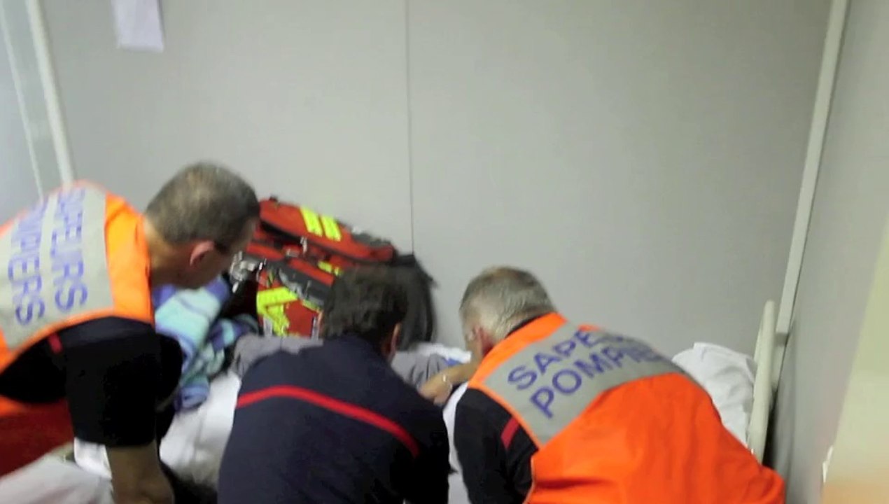 Les secours en pleine action chez All'Chem Montluçon