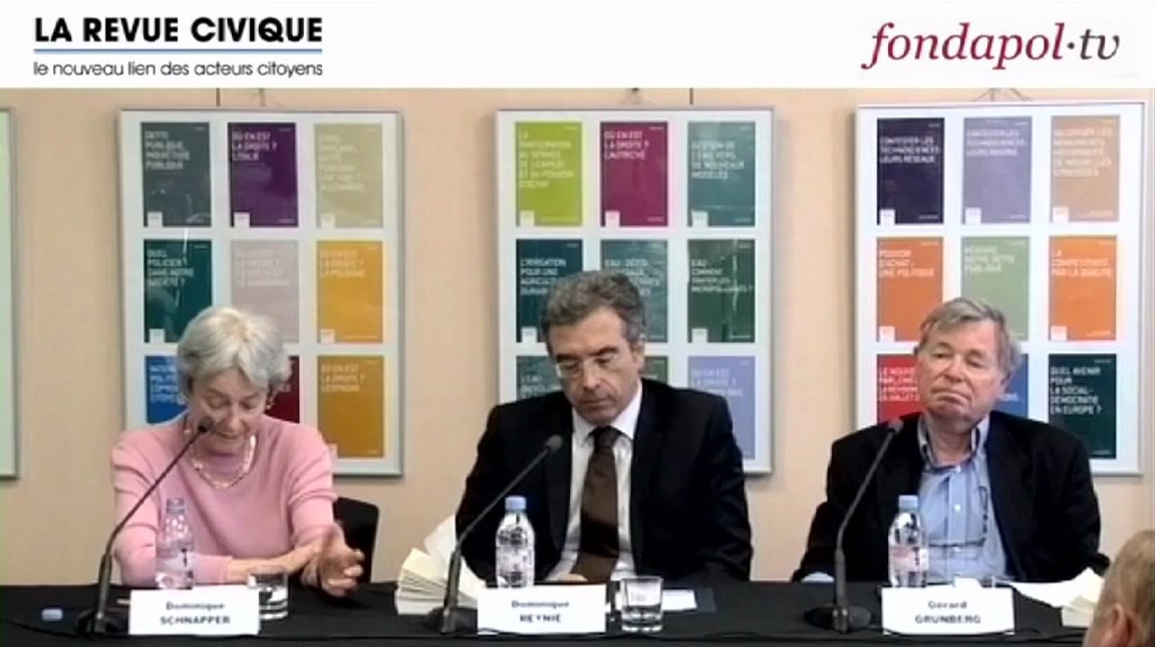 Discussion autour de l'ouvrage L'esprit démocratique des lois de Dominique Schnapper