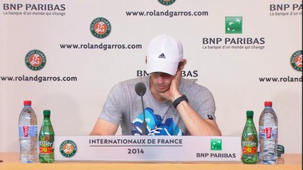 Roland Garros - Andy Murray, tras caer frente a Nadal