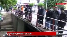 Düzce'de dereler taştı