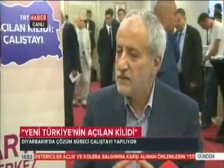 22. Dönem Milletvekili İhsan Arslan, Diyarbakır'da ki Çözüm Süreci Çalıştayında TRT Haber'in Sorularını Yanıtladı