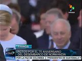 Obama, Putin, la reina Isabel II y otros 16 dignatarios, en Normandía