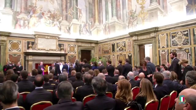 Papa Francesco riceve Azzurri e Pumas alla vigilia di Italia v Argentina