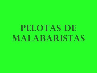 Pelotas de malabaristas