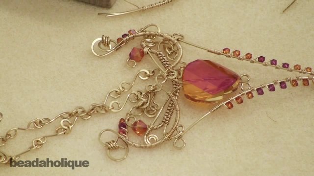 How to Wire Wrap a Basket Weave Figure-8 Design