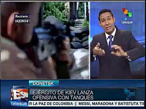 Ucrania: Kiev lanza sus tanques contra independentistas de Slaviansk