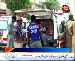 Karachi 7 children died in private hospital, relatives protest against administration