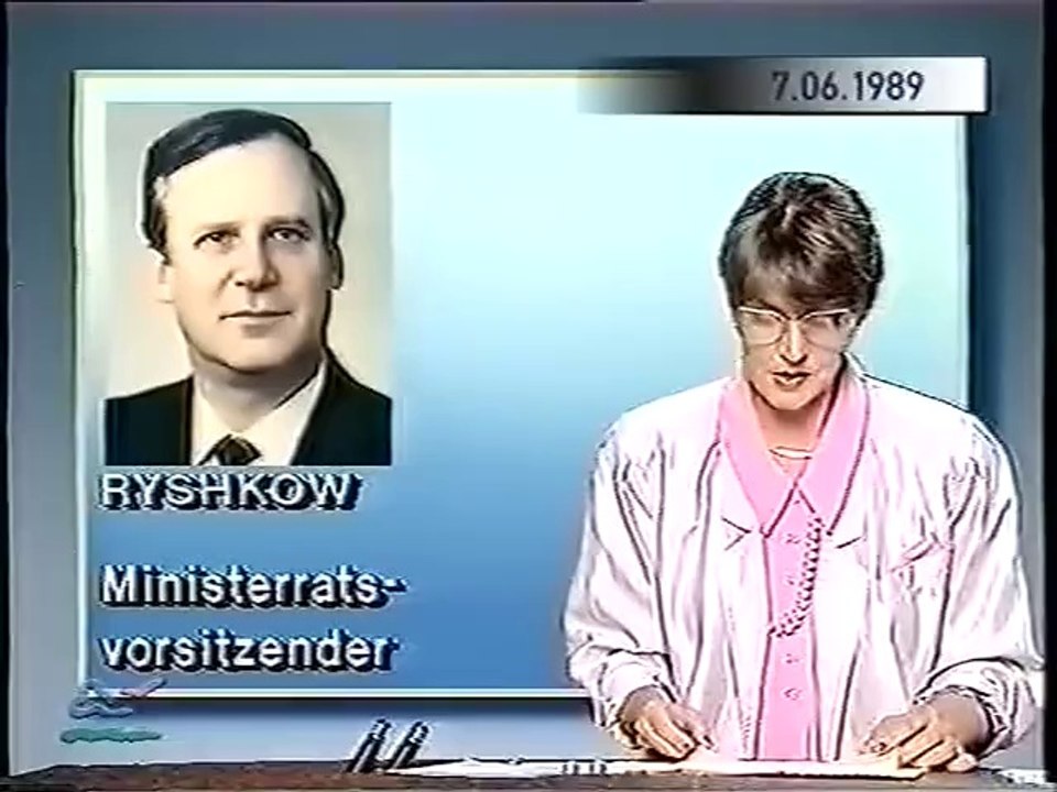 Aktuelle Kamera, 7. Juni 1989