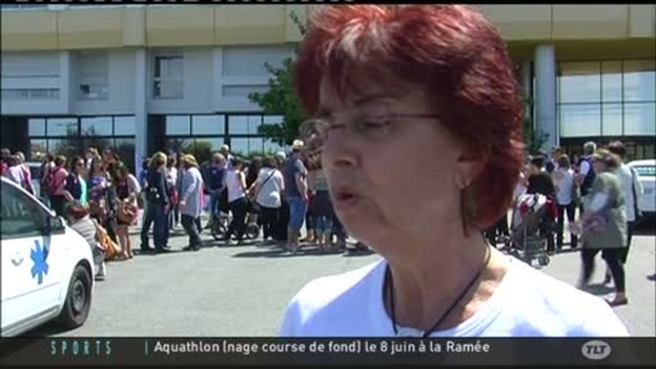 Clinique de L'Union : Les salariés en grève (Toulouse)