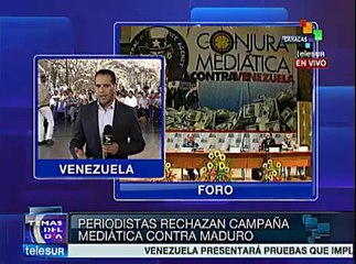 Expertos analizan la guerra mediática contra Venezuela