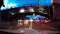 BMW M3 E92 (onboard) vs Motorcycles street race in Warsaw, Poland