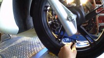 Honda PCX Front Tire/Wheel n Brake Pad Install