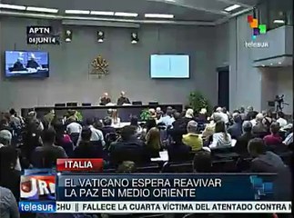 Papa Francisco, Peres y Abas invocarán la paz en el Vaticano