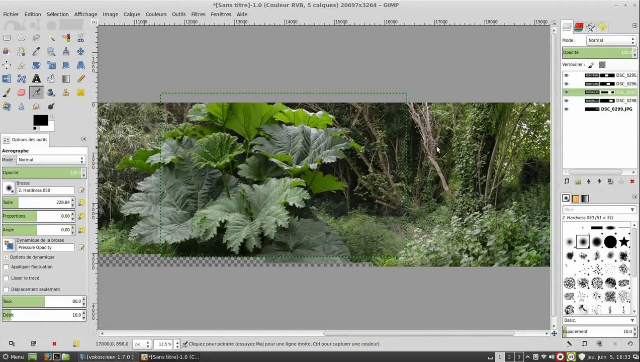 Gimp création d'une image panoramique Vidéo Dailymotion