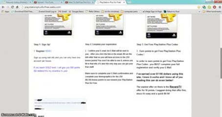 How to get free PlayStation Plus Codes! (2014 new method, sent to your email)