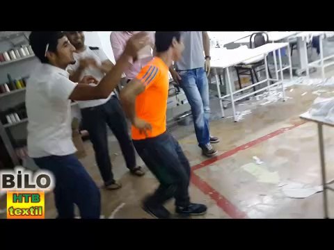 BİZİMKİLER BÖYLEDİR İŞTE TEXTİL ATÖLYE ORTASINDA CİDDA OYUNU