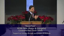 Stand Firm - Sermon by Pastor Peter Paul