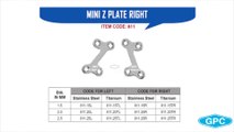 Z Jawbone Plates - Right Manufacturer