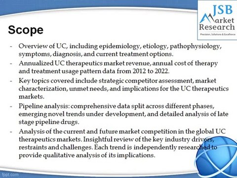JSB Market Research - PharmaPoint: Ulcerative Colitis - Global Drug Forecast and Market Analysis to 2022