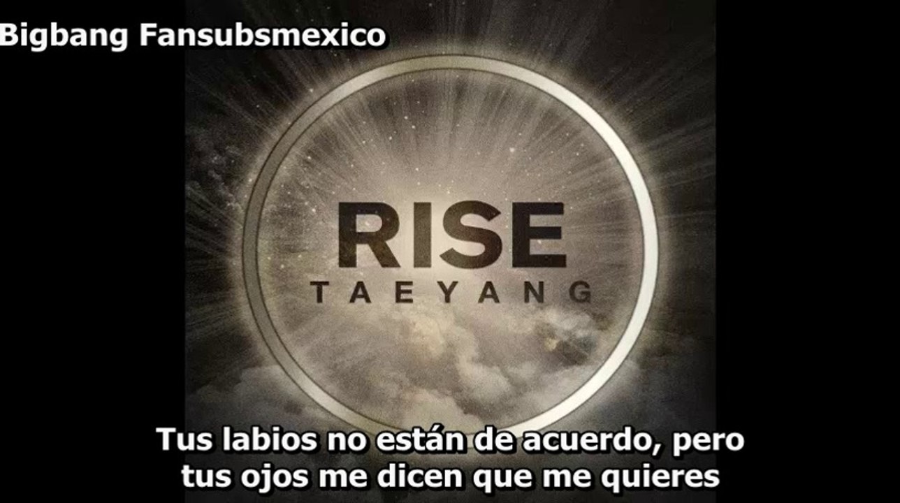 TAEYANG FT G-DRAGON  STAY WITH ME SUB ESPAÑOL