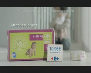 Pub Carrefour "Couche-culotte"