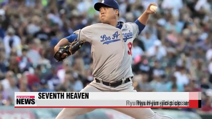 Ryu Hyun-jin picks up seventh win of season
