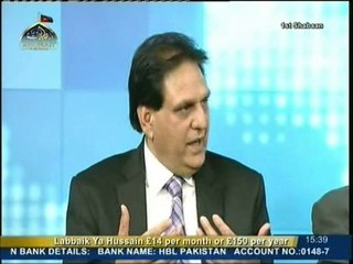 Taqveem Ahsan Siddique in programme "CROSS TALK" 31 MAY 2014.
