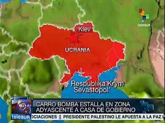 Carro bomba explota en Kiev sin dejar víctimas