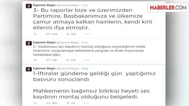 Egemen Bağış: Allah Huzurunda Hesaplaşacağız