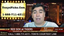 MLB Pick Detroit Tigers vs. Boston Red Sox Odds Prediction Preview 6-7-2014