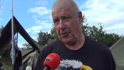 Reconstitution d'un camp militaire américain à Carentan