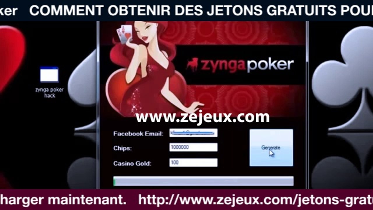 Jetons Gratuits pour Zynga Poker