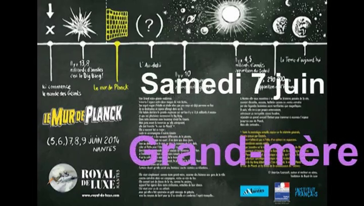 du réveil au discours de la grand-mère_Royal de luxe (HD)_Mur de Planck