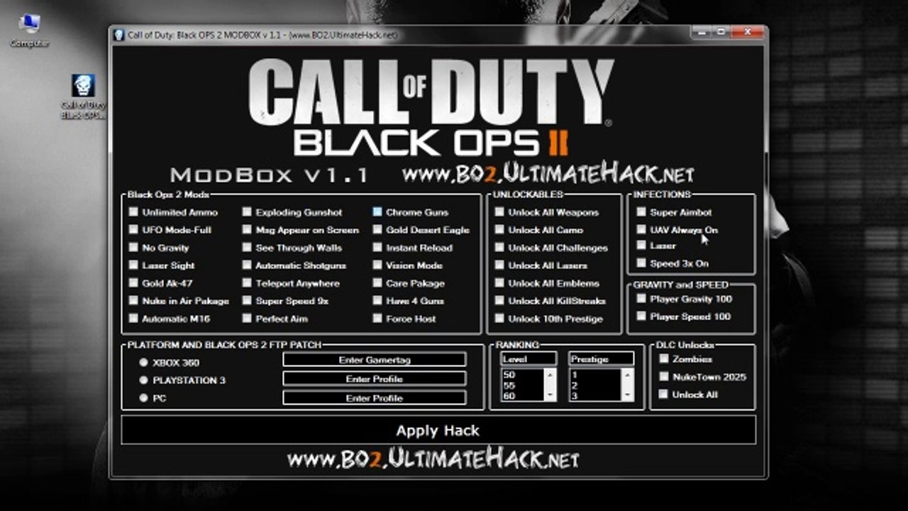 Om indstilling højde besøgende Hack] Call of duty Black ops 2 Prestige Hack [PS3/Xbox360] - video  Dailymotion