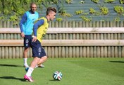 Dernier entraînement des Bleus en France avant le Mondial 2014 (Lille)