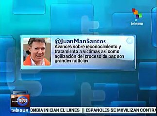 Saluda Santos acuerdos sobre Víctimas adoptados en la capital de Cuba